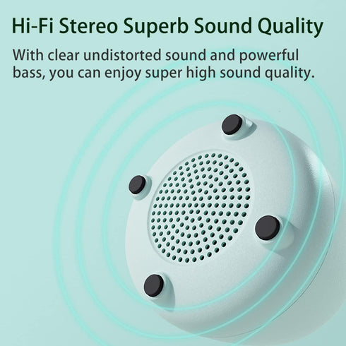 Bluetooth Speaker with Lights, Bear Wireless Speaker with Adjustable Dual Night Light for Kawaii Room Decor, Birthday Gifts for Women Teen Girls C...