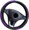 Steering Wheel Cover Soft Carbon Fiber Wheel Cover Universal Microfiber Steering Wheel Cover for Women and Man,Universal Size M 37-38cm /14.5-15in...