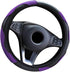 Steering Wheel Cover Soft Carbon Fiber Wheel Cover Universal Microfiber Steering Wheel Cover for Women and Man,Universal Size M 37-38cm /14.5-15in...