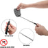 2 Pieces Fly Swatter, Extendable Fly Swatter Lightweight Manual Swat Pest Control, Adjustable Length 26 to 75 cm, Adjustable Stainless Steel Teles...