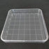 Scicalife 10 Sets Square Petri Dish with Lids, Plastic Material, Container for School Lab Science Experiment...