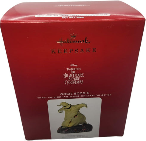 Hallmark Keepsake Plastic Christmas Ornament 2021, Disney Tim Burton's The Nightmare Before Christmas Collection Oogie Boogie, Storytellers Light ...