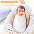 Baby Blanket White 100% Cotton Soft Breathable Knit Cellular Receiving Blankets for Newborn Infant Boy Girl, 30"x 40"...