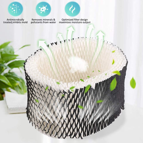 4 Pack HWF62 Humidifier Filter Replacement for Holmes Sunbeam Humidifier Filter A - Replaces HWF62 HWF62CS HWF62D SF212 Filter, Fits Humidifier Models SCM1100, SCM1701, SCM1702, SCM1762, SCM2409