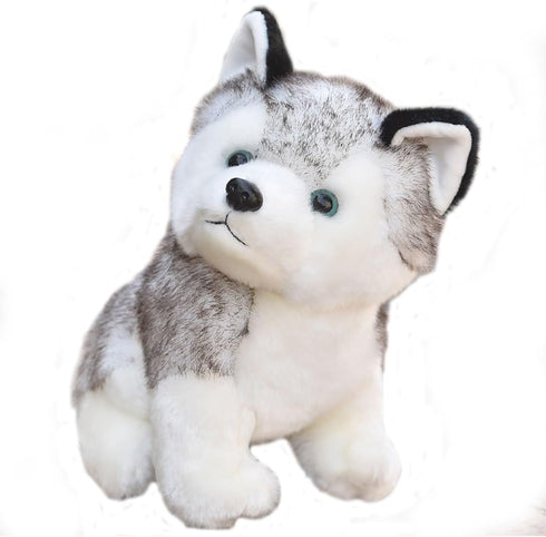 Plush Husky Dog Stuffed Animals Puppy Toys Dolls Gifts for Kids Boys Girls 8 Inches...