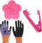 3 Pcs Flower Rose stripper Thorn Leaf Remover Tool Garden Tool Sets Leaf Stripping Tool Garden Glove...