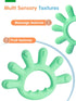 Baby Silicone Teething Toys, Food Grade Teethers for Babies 0-6 Months|6-12 Months, Fingers Teething Relief Infant Chew Toys, 3 4 5 Month Old Deve...