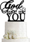 God Gave Me You Wedding Cake Topper party decoration (Black)...