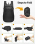MULISOFT 30L Foldable Hiking Backpack, Lightwight Camping Backpack For Men & Women, Water-resistant Travel Daypack, Multifunctional Black Backpack...
