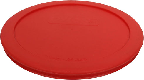 Pyrex 322-PC 1qt Red Round Mixing Bowl Pastic Lid Made in the USA...