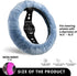 Andalus Australian Sheepskin Wool Steering Wheel Cover for Women & Men - Universal 15 Inch Steering Wheels & Accessories - Eco-Friendly Wheel Cove...
