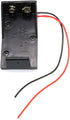 4pcs 9V Battery Holder Box with 2X Lead Wire Spring Clip DIY Plastic Cell Batteries Container...
