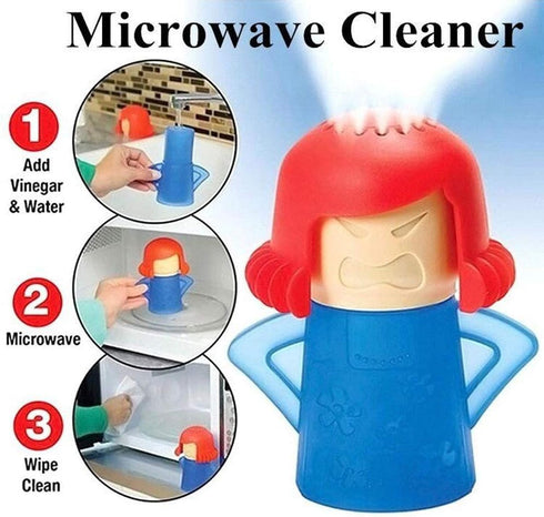 Microwave Cleaner Angry Mom with Fridge Odor Absorber Cool Mom(2pcs)...