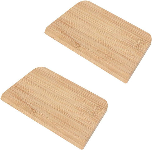 lasenersm 2 Pieces Crepe Scraper Pancake Scraper Crepe Spreaders Pancake Spreader Stick Crepe Maker Bamboo Crepe Spreader Kitchen Tool Pancake Bat...