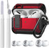 Olytop for Airpods Pro/Pro 2 Gen Case Cover (2023/2022/2019), Secure Lock Clip Shockproof AirPod Pro 2nd/1st Generation Hard Protective Skin Case ...