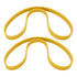 2 Pcs Rubber Band Saw Tires Yellow Wear Resistance Noise Reduction Nonslip Band Saw Tire for 10 Inch Band Saw Wheel, Band Saw Tires Replaces and B...