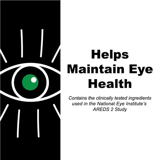 AREDS 2 SoftGels, 500 mg Vitamin C, 400 IU Vitamin E, 10 mg Lutein, 2 mg Zeaxanthin, 80 mg Zinc, 2 mg Copper - Supports Eye Health - 120 Mini Soft...