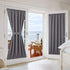 NICETOWN Grey French Door Curtains - Thermal Insulated Blackout Patio Door/Glass Door Window Curtain Panel for Privacy (One Piece, W54 x L72-Inch,...