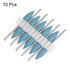 10pcs Rubber Polishing Bit Silicone Buffing Wheels 2000 Grit 6mm Dia Mounted Grinding Head for Electric Grinder Rotary Tool, Tapered Shape...