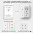 5-Outlet Surge Protector Wall Charger with 4 USB Ports - 1680J Multi Plug for Home, Office, Travel...