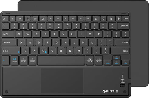 Fintie Ultrathin 4mm Wireless Bluetooth Keyboard with Built-in Multi-Touch Touchpad for iPad, iPhone, Samsung Galaxy, Nexus, Microsoft Surface, HP...