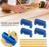 Jeanoko 4pcs Center Finder Tool Line Scriber Prcatical Woodworking Center Line Gauge Multifunctional Center Scriber Marking Tools Collet and acces...