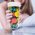 DIY Diamond Art Kits Mug Tumbler Handmade Embroidery Art Diamond Painted Water Mug Leak Proof Crystal Diamond Water Cup BPA-Free for Fitness Sport...