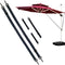 Umbrella Wind Stabilizer Straps,Fixed Strap for Large Outdoor Umbrella,Adjustable and Reusable Cantilever Parasol Wind Straps...