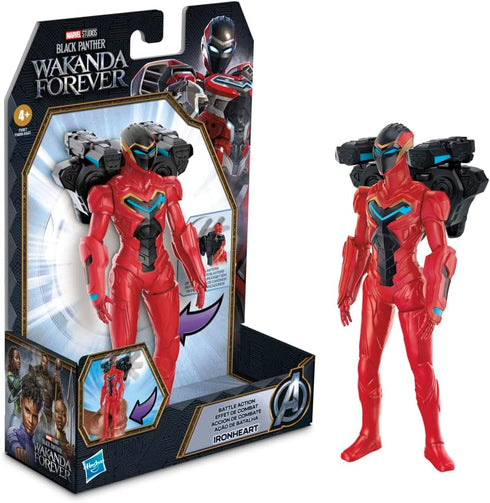 Marvel Studios' Black Panther Wakanda Forever Battle Action Ironheart, 6-Inch Action Figure, Toy for Kids Ages 4 and Up...