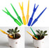 12 Sets (2pcs/set) Garden Plastic Seeds Widger Seedlings Dibber Sowing Digging Tools Transplanting Planting Tools(Random Color)...