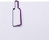 100 Count Wine Bottle Shaped Paper Clips Great for Paper Clip Collectors or Office Gift - Comes in Round Tin with Lid and Gift Box (Red)...