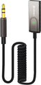 Bluetooth 5.3 to Aux Adapter for Car, Supports 2 Smartphones, USB to 3.5mm Bluetooth Receiver adds Bluetooth to Car, Speaker, and Home Stereo Audi...
