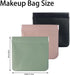 3 PCS Small Makeup Bag for Purse, Pocket Cosmetic Bag Mini Portable Cosmetic Bags for Women, Waterproof Leather No Zipper Self-Closing Portable Tr...