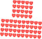 KESYOO 300 Pcs Button Red Decor Hand Decor Red Decorations Heart Shaped Buttons Heart Cloth Buttons Resin Sewing Buttons DIY Supplies Clothing But...