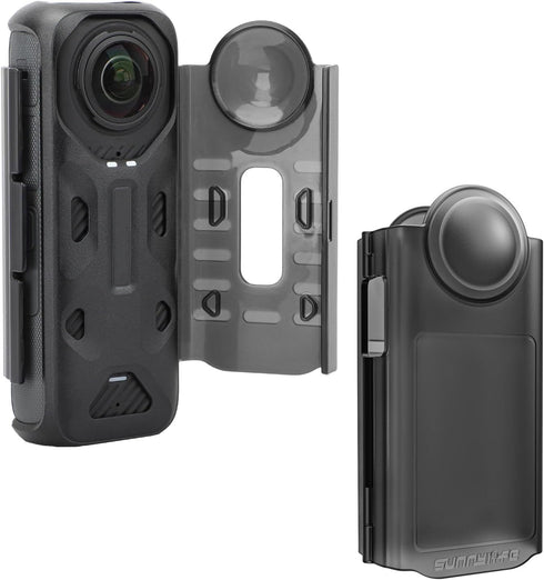 Protective Case for Insta360 X4 Lens and Screen Cover, Lens Guard Screen Protector Compatible with Insta360 X4 Camera Accessories for Insta360 X4...