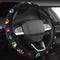 Embroidered Cute Steering Wheel Cover for Women Ladies,Stitched Paws Claws,Sweat Absorb,Universal Size 15.2",Black (FXP-PAW02)...