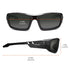 Ergodyne ODIN Skullerz Odin Safety Sunglasses, Smoke Lens, Black...