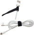 Reusable Cable Ties 1/2" x 8" for Cable Management and Organizing Cords - 60 Pack (Black)...