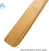 FAAY 13" Flat Wooden Spatula for Cast Iron, Egg Flipper, Pan Scraper, Handcraft from High Moist Resistance Golden Teak for Non Stick Cookware (13"...