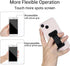 Cell Phone Finger Grip Strap Holder for Hand, Finger Strap Phone Holder, New Slim Finger Loop Selfie Grip Compatible with Most Smartphones - 3Pack...