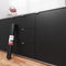 Decotalk Black Contact Paper for Cabinets Black Peel and Stick Wallpaper Matte Solid Black Wallpaper for Bedroom Decorative 17.7"x120" Black Conta...