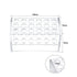 uxcell Test Tube Rack Holder Lab Stand Acrylic 18-Well 17mm Diameter Clear for 10ml,15ml Tube...