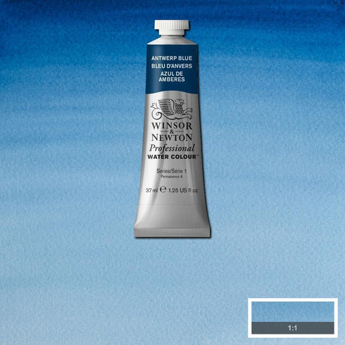 Winsor & Newton Professional Water Colour Paint, 1.25-oz Tube, Antwerp Blue...