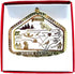 North Carolina State Brass Christmas Ornament Raleigh Charlotte Roanoke Kitty Hawk Winston Salem Durham Great Smokys by Nations Treasures...