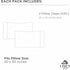 Linen Home 100% Cotton Percale Pillowcases King Size, White, 2 Pieces of Pillow Case, Crisp and Cool Strong Bed Linen, 20 inches X 40 inches...
