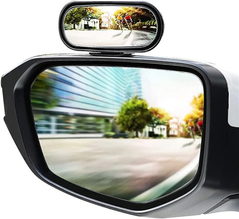 Blind Spot Mirrors adjustable Rearview Mirror Baby Car Mirrors,Strong Adhesive HD Glass Convex,stick on Side mirror or inner mirror or anywhere el...