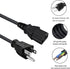 3 prong Power Cord Replacement for KRK Rokit 5 6 8 RP6G3-NA RP5G2 RP6G2 RPG2 RP8G2 VXT8 VXT6 VXT4 Studio Monitor Subwoofer Power Cord 8ft IEC C13 ...