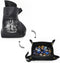 HAOMEJA DND Dice Tray Bag & Tray with Button Role Playing Dice Bag Leather dice Bag Jewelry Coin & Small Accessories Bag Storage Bag (Black)...