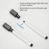 25Pcs Black Magnetic Dry Erase Markers with Eraser Cap, White Board Mini Dry erase Markers Bulk, Fine Point Tip Student White Board Markers for Te...