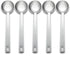Timoo Coffee Measuring Scoop 1 Tablespoon long handle Stainless Steel spoon for Coffee, Milk Powder, Fruit Powder, Set of 5...